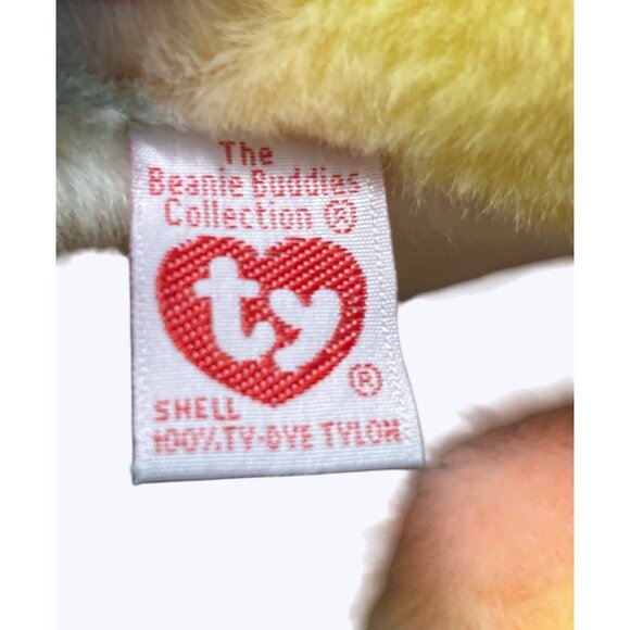 Ty Beanie Buddies Rainbow Chameleon Plush 1999 Colorful Tie-Dye Animal - Picture 12 of 16